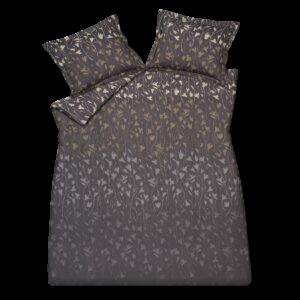 Vandyck dekbedovertrek Calm Flower off black